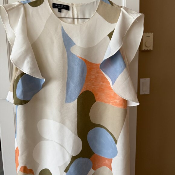 Lafayette 148 New York Abstract Dress - Picture 2 of 10